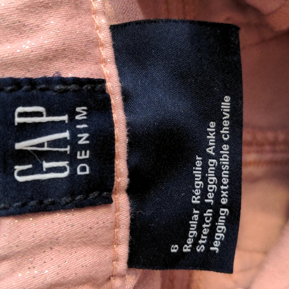 GAP Pink Denim Jegging with Pink Long Sleeve Shirt. - Picture 5 of 8